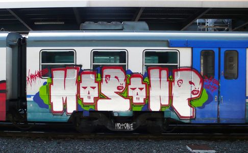  mosone silver train italy