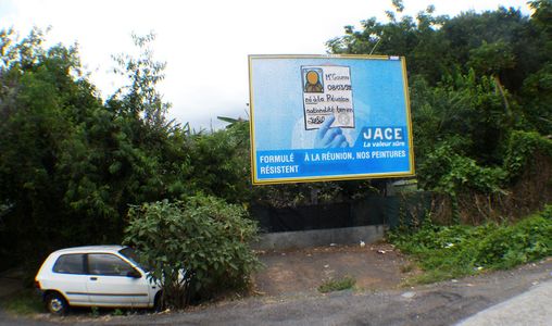  jace billboard blue reunion france