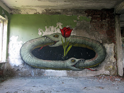 russia snake blot saint-petersburg