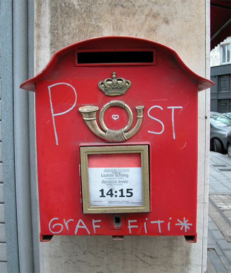  diogene gmcrew red postbox belgium