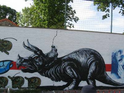  roa dinosaur belgium