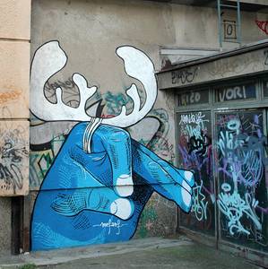  mrfsrf hand blue zagreb croatia balkans