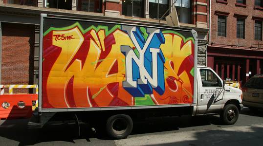  wane yellow truck nyc