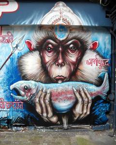  gorellaume monkey fish paris