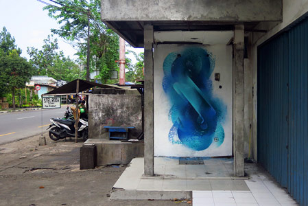 blue indonesia asia noneck