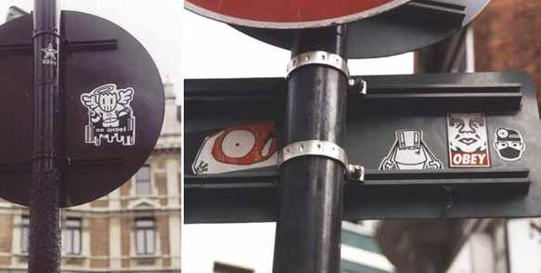  noangel shepard-fairey stickers london ukingdom