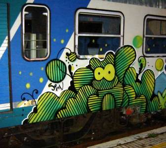  sqon train green italy cat