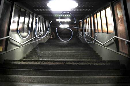  just light night staircase berlin germany