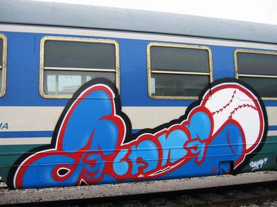  giango train blue italy