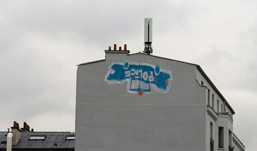 roller paris police rooftop