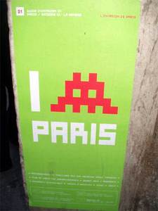  spaceinvader book paris