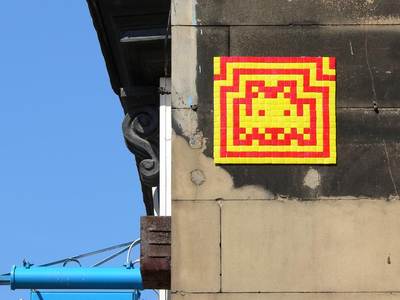  spaceinvader newcastle ukingdom