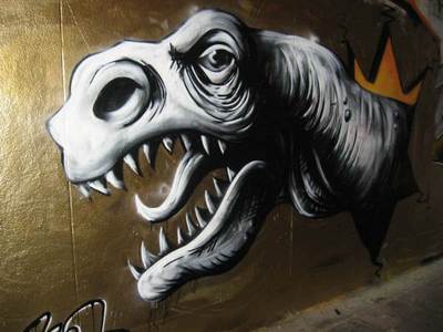  roa dinosaur belgium