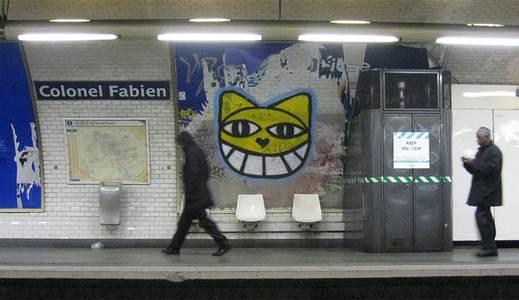  mrchat subway cat paris