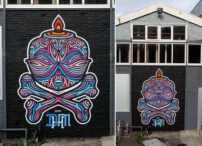 amsterdam netherlands skull dhm