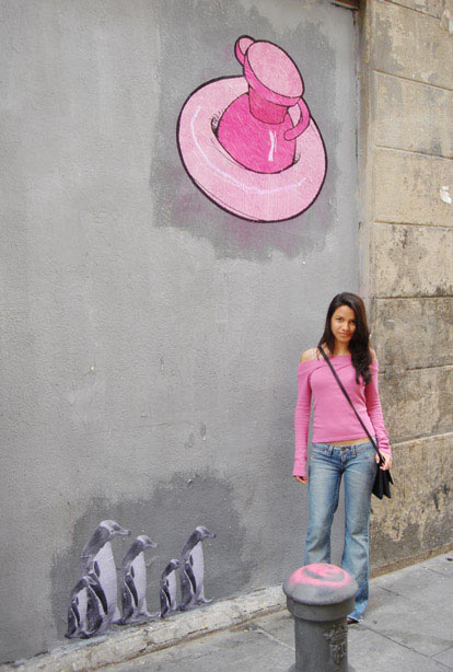 gum pink barcelona girl kazo