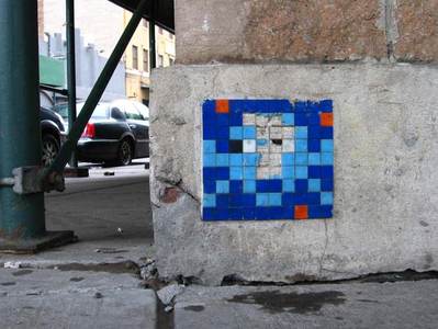  spaceinvader manhattan nyc