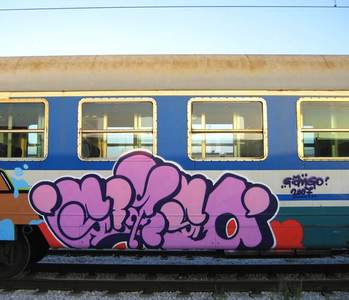  giango wons train purple italy