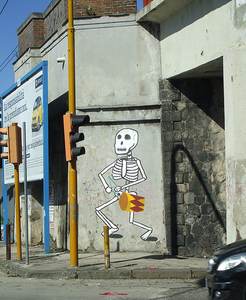 italy napoli skeleton arp