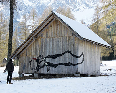 italy snow abstract moallaseconda