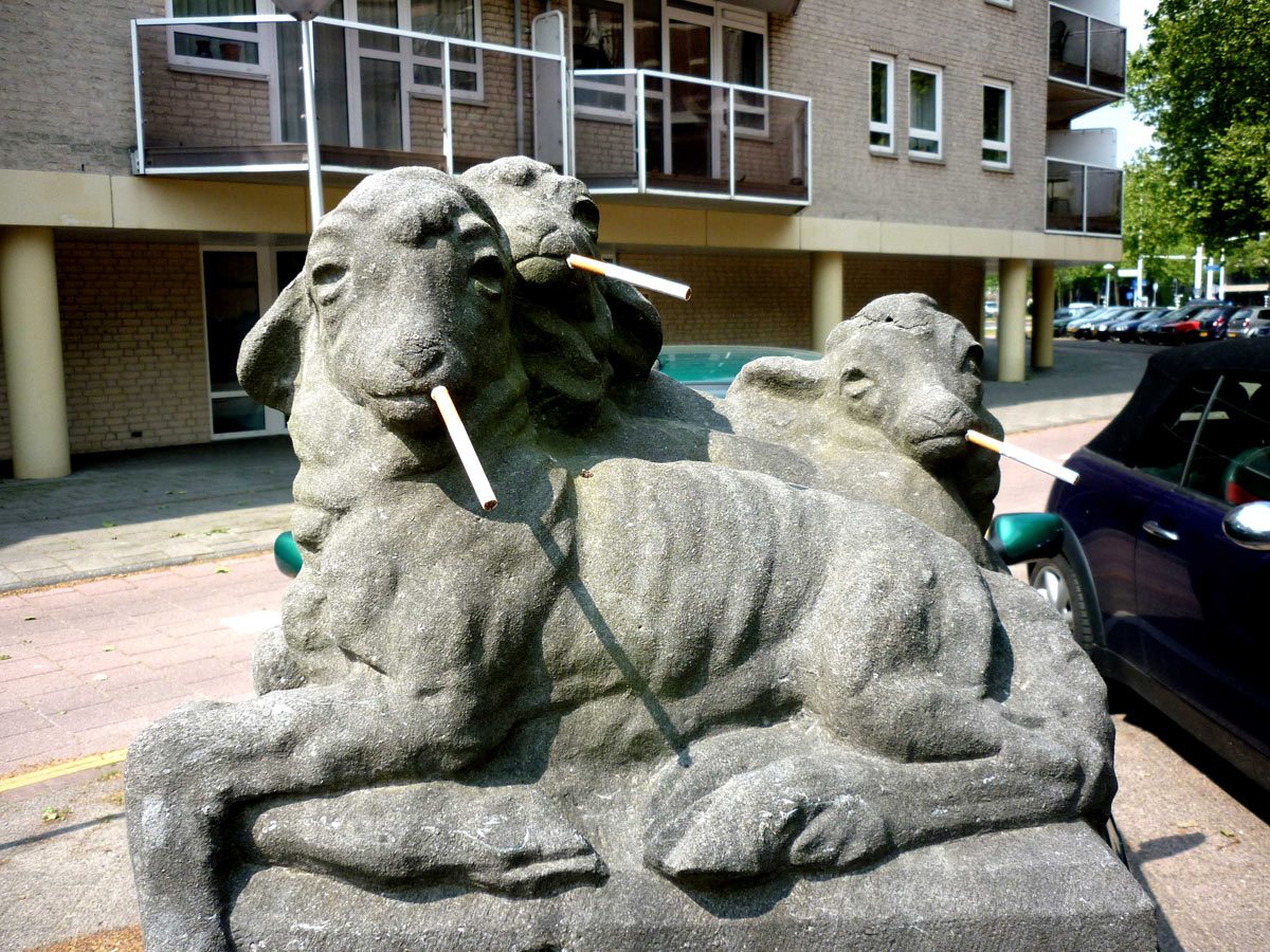  elfo 3-d cigarette sheep eindhoven netherlands