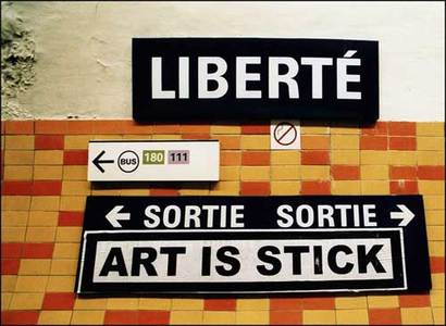  artisstick subway paris