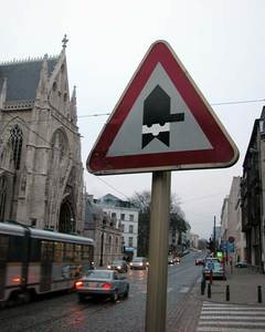  gentle-designer gmcrew bruxelles belgium roadsign