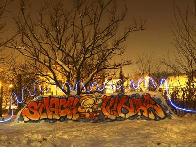  smack lunar night light snow zagreb balkans