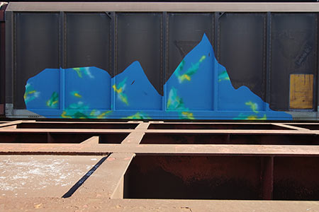 blue freight abstract aris europe