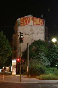  berlin skywalk roof night germany