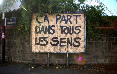  pierre-fraenkel billboard text-message mulhouse france