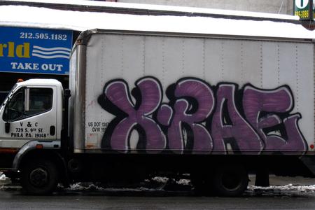  x-rae purple truck nyc