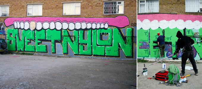  sweettoof nylon process london green ukingdom