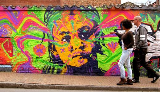  stinkfish portrait fluo bogota colombia south-america