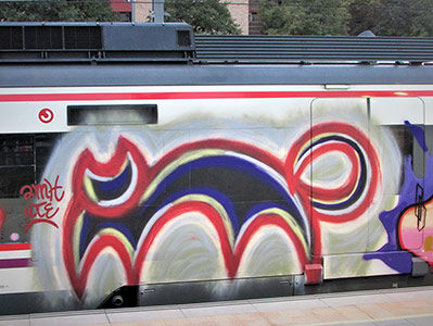 spain barcelona train gato