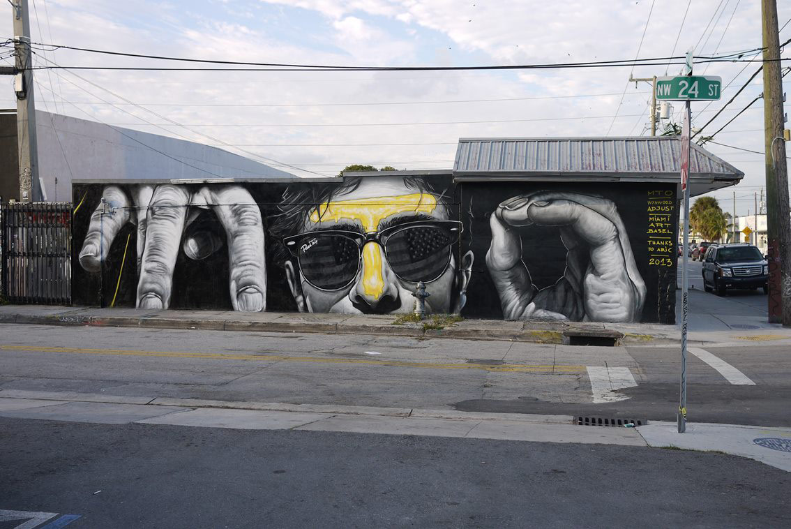 mto miami florida usa north-america graffiti street art.
