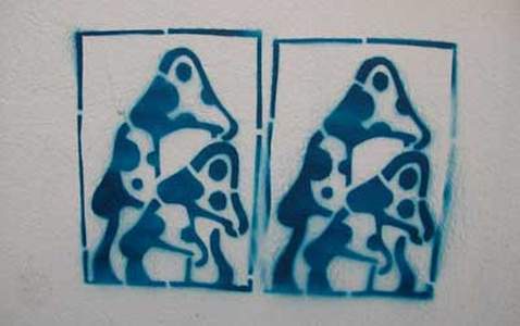  krudality luze stencil mushroom italy