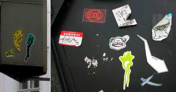  stickers wien various