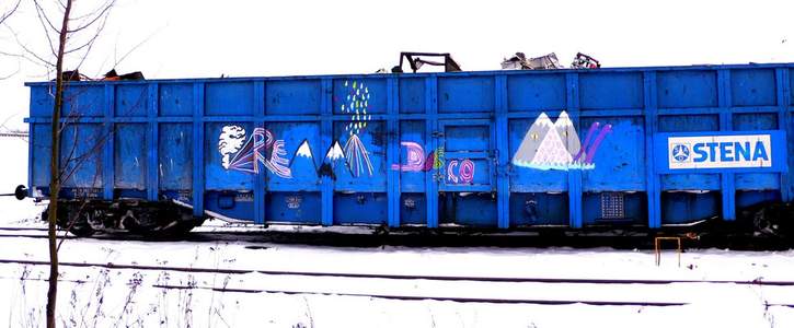  eremiterna freight blue snow sweden scandinavia