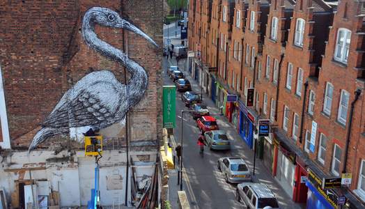  roa bird process big london ukingdom