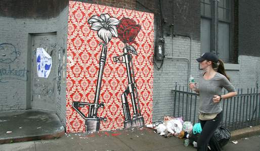  shepard-fairey girl nyc