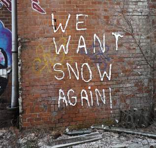  snow text-message berlin germany