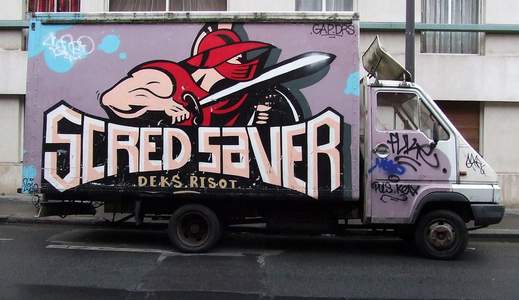  scred saver gap truck paris