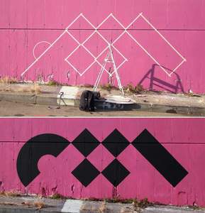  -ct- pink geometry torino italy