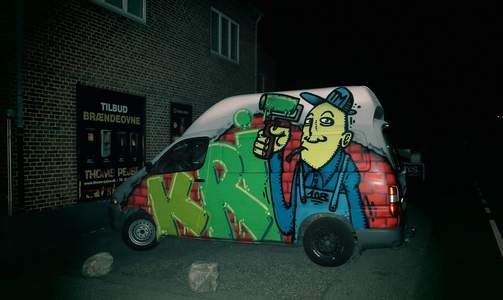  krik truck night copenhagen scandinavia