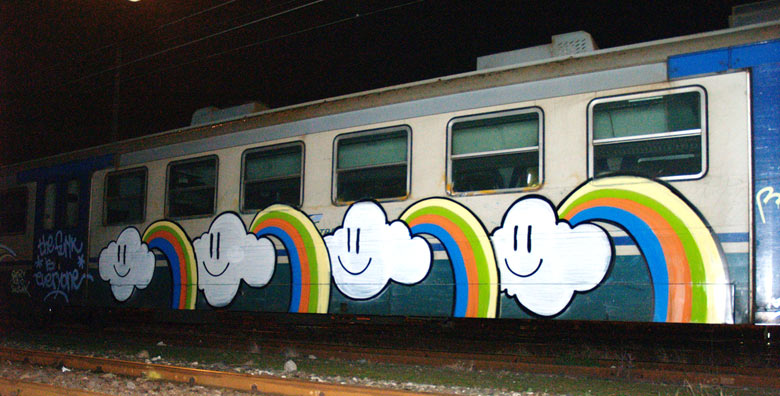  kaio milano train rainbow