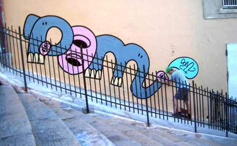  pom marseille c4crew staircase blue elephant france