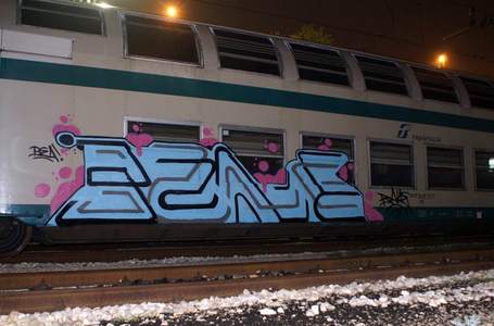  bane train blue italy