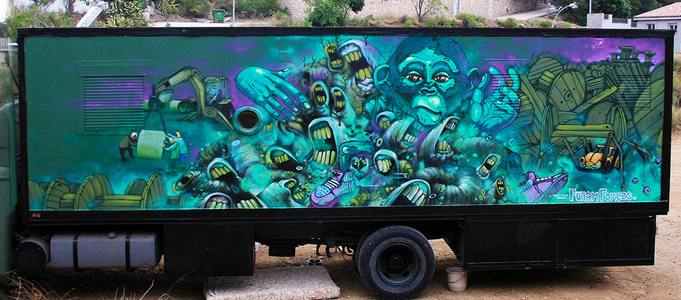  foham-fonezs truck green spain