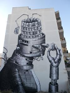 spain big robot ibiza phlegm